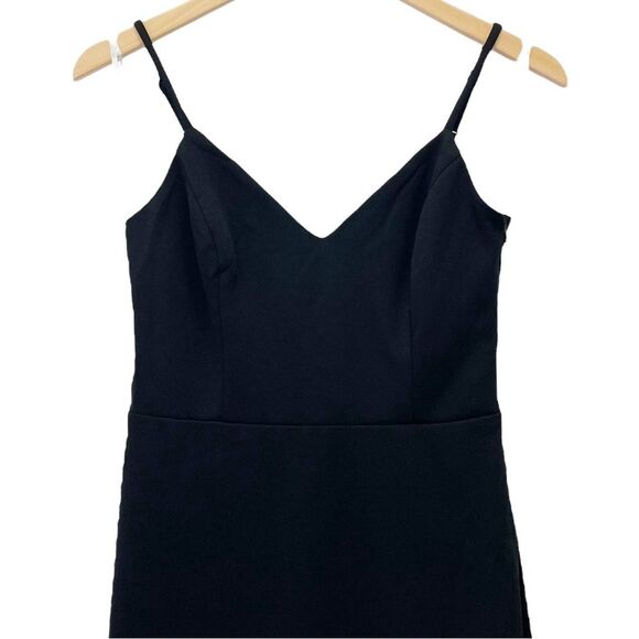 NWT Lulus You're a Gift Black Bow Back Bodycon Midi Sheath Dress Size Small NEW - Picture 4 of 11